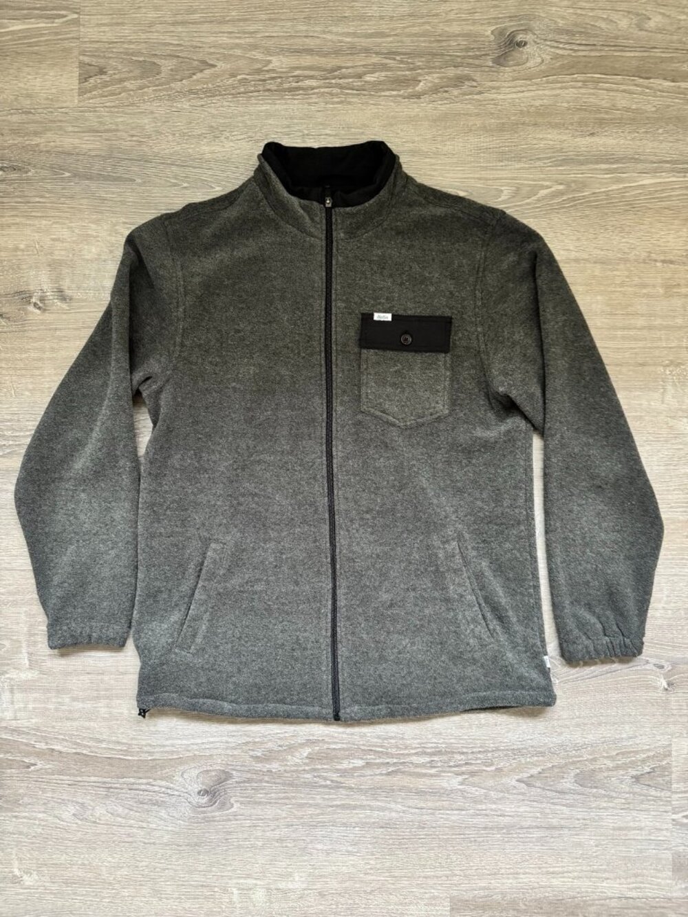 Katin USA Polar Fleece Mock Neck Zip Up Jacket Sweater | Men's Size Large